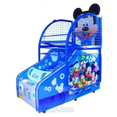 China Adventureland Coin Operated Kiddie Ride Street Basketball Shooting Boxing Game 1 Player for sale