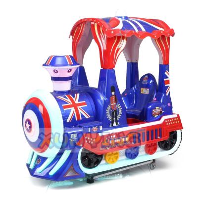 China Plastic Coin Operated Kiddie Ride Train Airplane Kids Machine Customized for sale