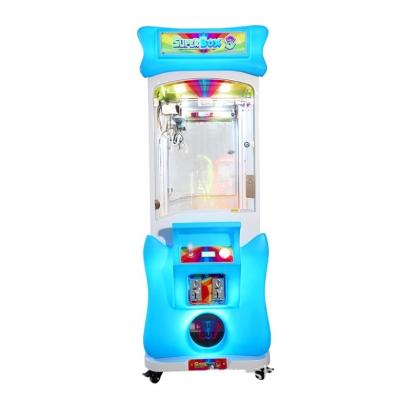 Cina Macchina per giocattoli di peluche a moneta nera con gru azionata Super Claw Machine Stuffed Toy Game Machine per Amusement Game Center in vendita