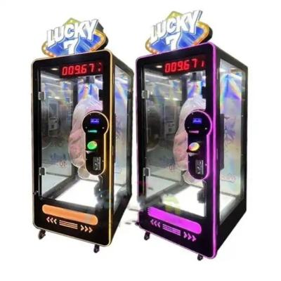 China EU/US/UK/AU Plug Popular Arcade Coin Operated Games Lucky 7 Cut Prize Game Claw Machine for sale