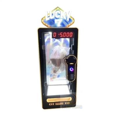 China Age 3 Years Plastic Coin Operated Games Machine Push Cut Prize Games Big Toy Crane Claw Pink Date Machine for sale