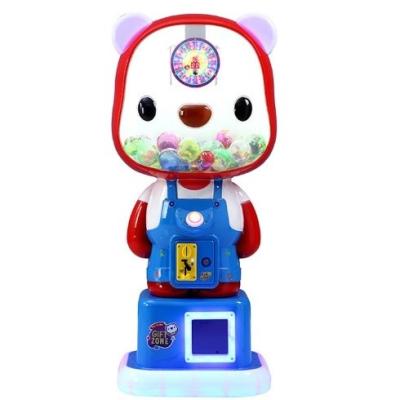 China Amusement Game Center 151*38*47CM Coin Operated Plastic Toy Capsule Vending Machine for sale