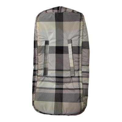 China Gray Geometric Pattern Universal Baby Antibacterial Custom Jogger Stroller Footmuff for sale