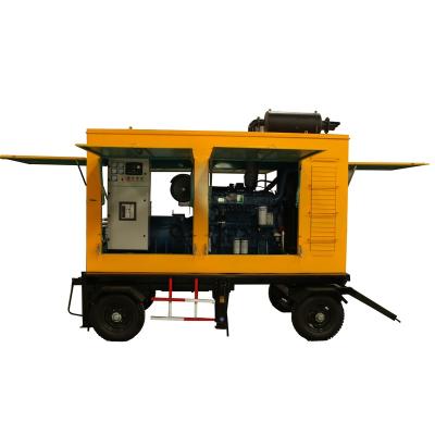 China Power supply trailer type generator 625kva silent portable diesel genset 500kw mobile power with yuchai diesel engine 5000*1800*2400 for sale