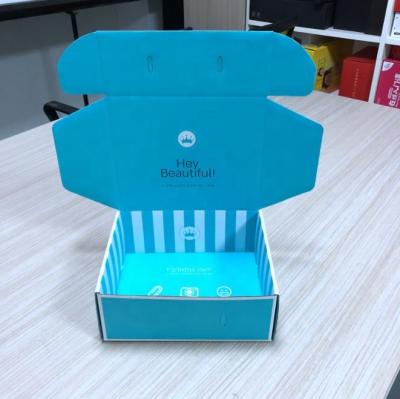 China Recyclable Custom Design Cheap Single Box Hair Extension Packaging Box Luxury Apple Pie Packaging Box for sale