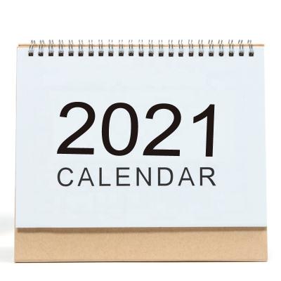 China Custom Table Calendar Color Printing New Year Desk Calendar Advertising Table Desk Calendar for sale