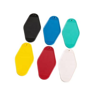 China Alibaba Supplier Outdoor Custom Printed Colorful ABS PP Rounded Corners Plastic Key Tags for sale