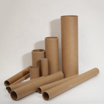 China Recycled Paperboard Reels Ribbon Core Cardboard Kraft Paper Roll Core Custom Tube Hose Heat Sensitive Paper for sale