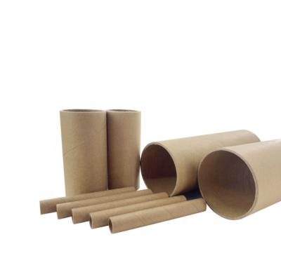 China Recycled Materials Mini Poster Mailing Tube Custom Small Diameter Round Brown Rigid Kraft Cardboard Tube Paper Core for sale