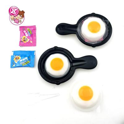 China Normal hot sale halal omelet toy pan and egg jelly pudding and popping candy for sale