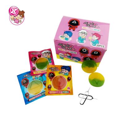 China Natural halal squid game cookie the same Korean style squid game ganme candy for sale