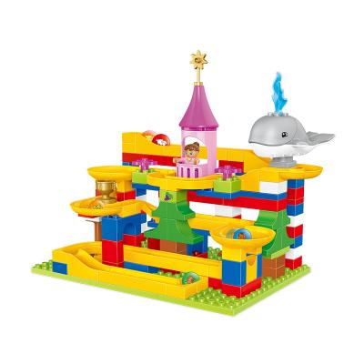 China Construction Toy Educational Building Toy 1046 Model Kids Bricks Set 139Pcs Slide Building Blocks Large Toys For Gift For Baby Compatible legoing for sale