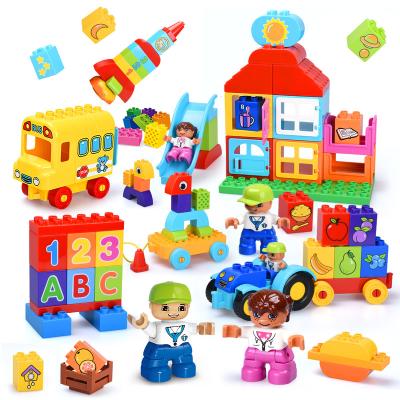 China Construction Toy Building Toy Shantou 2019 new large educational plastic building blocks for children block toys for sale