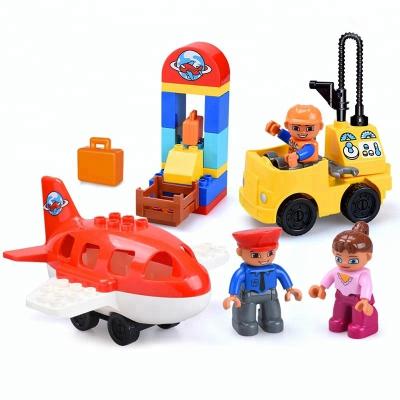 China Building Block Toy 37PCS City Airport Building Block Diy Toys Educational Toys for sale