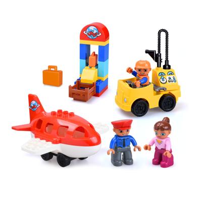 China Building Block Toy 37PCS City Airport Building Block Diy Toys Educational Toys for sale