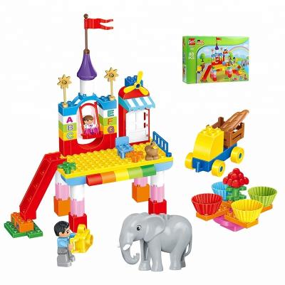 China 80pcs toy interesting interesting imagination Shantou Valley happy set blocks plastic building legoing toys for sale