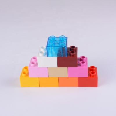 China Large Dot Eco-friendly Material Classic Eco-friendly Bricks Brick Toy Accessories Compatible Legoed Lego Pieces Colorful Material DIY Building Block 2*2 Piece Size for sale