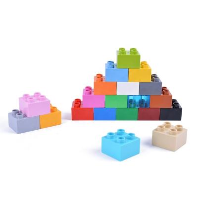 China Children 4 Dots Building Block Brick Toy Building Block Educational Toy Gorock 3.1*3.1*2.3cm Big for sale