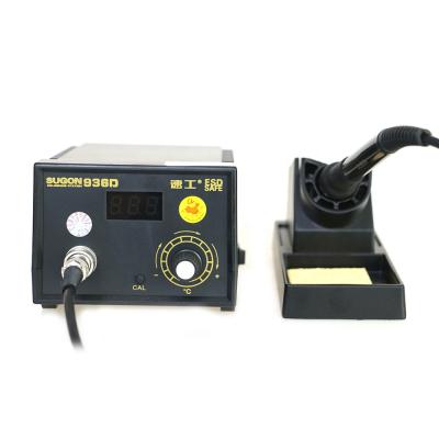 China Machinery Repair Shops SUGON 936D Iron Kit 110V Bga Soldering Station ESD Soldering Soldering Station for sale