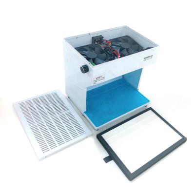 China Factory SUGON 122 Mini Dust Free Workbench with Ion Filter for Mobile Phone Screen Repair for sale