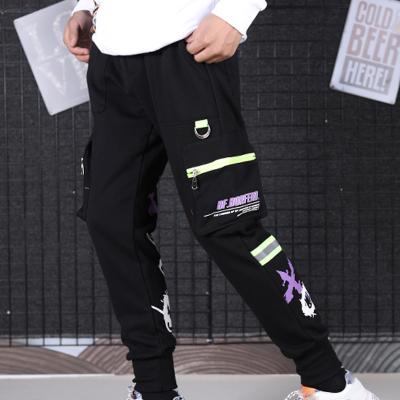 China Wholesale mens sweat pants customized anti-static streetwear hip hop sports tracksuit men jogger pants for sale