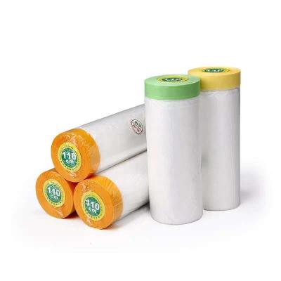 China Exterior Cloth Taped Masking Film Moisture Proof for sale