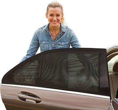 China Resists Heat Material-EXTRA BEST QUALITY MESH LARGE SIZE CAR SUN SUNSCREEN for sale