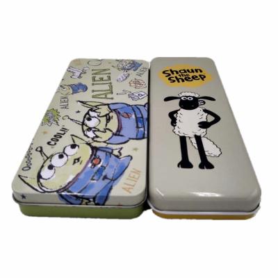 China Wholesale Metal Recycled Tin Personalized Pencil Box High End Materials New Arrival Pencil Sublimation for sale