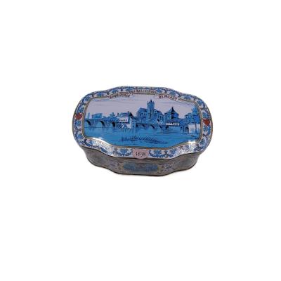 China Gift & New Design OEM Craft Storage Creative Empty Tin Box Material Custom Shape Tin Box for sale