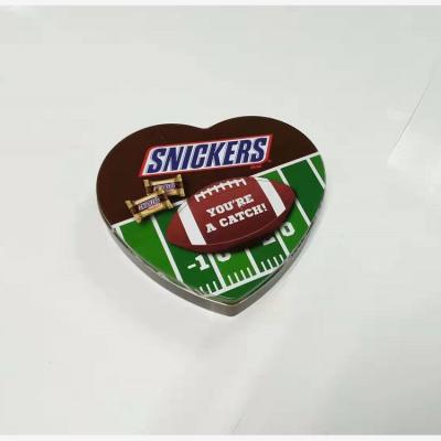 중국 Recyclable Love Heart Sweet Candy Tin Box 판매용