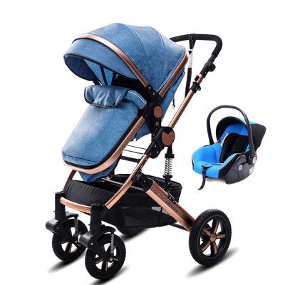 China China Manufacturer Top View Luxury Baby Buggy 3 in 1 Travel System Baby Pram for sale