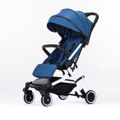 China Wholesale Price 308 Hot Selling Canvas Fabric One Hand Folded Compact Baby Stroller for sale