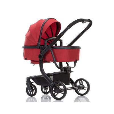 China A luxury 3 step high folding zhilemei landscape baby pram 3 in 1 baby stroller for sale