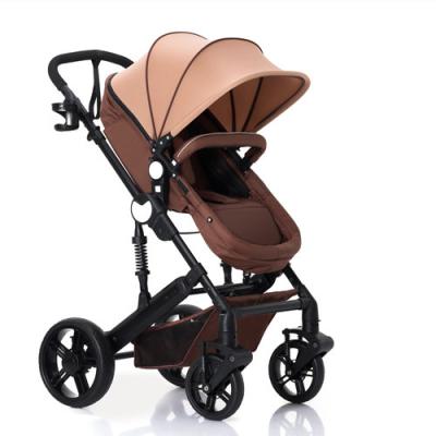 China Canvas Classic High Landscape Multifunctional OEM Customized 2 in 1 and 3 in 1 Baby Stroller with Free Steel Frame Backrest for sale