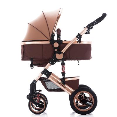 China Hot Sale 588 China Factory Rubber Tire Baby Canvas Stroller for sale