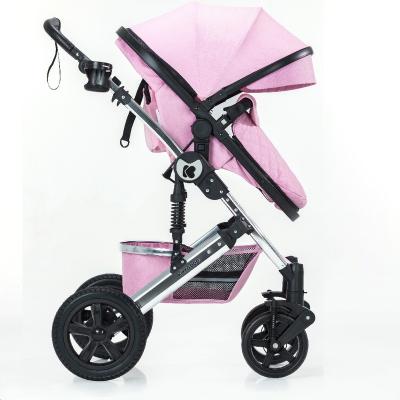 China Multi-Function Baby Stroller Pink Poland Baby Pram Aluminum Purpose Baby Stroller 3 in 1 Multi-Function for sale