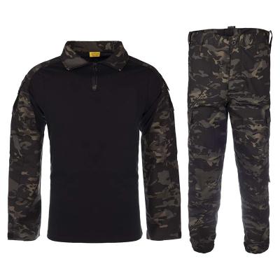 China Hot Selling Anti-wrinkle Combat Uniform Shirt Training Frog Suit Tactical Uniform for sale