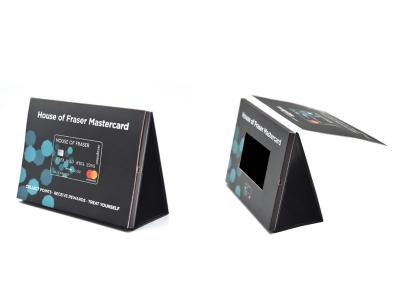 China 7 inch LCD video in print brochure,A froame video brochure with back stand video calendar for sale