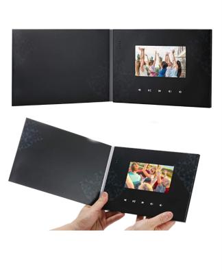 China Lcd Screen Invitation Card Display Lcd Screen Custom Video Brochure Card For Wedding for sale