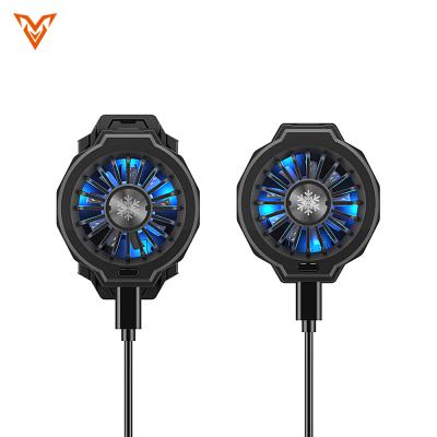 China PORTABLE Magnetic Air Cooler Fan Mobile Phone Charging Cooling Radiator For L1R1/L2R2/PUBG for sale