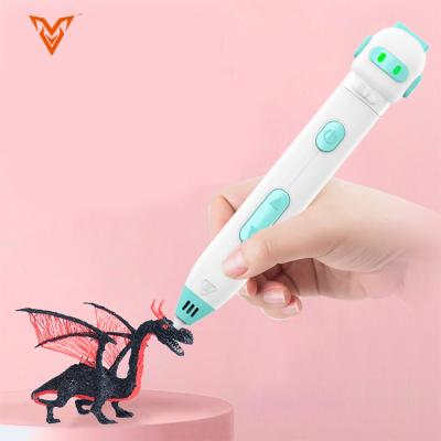 China Toy Hot Cheap Educational Funny Toys 3d Promotional Drawing Pen Refill Filament Set Writing Toys 3d Printing Printer Pen Digital 3d Pen for sale