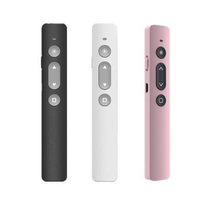 China 2.4G Wireless Laser Pointer Rechargeable Presenter 2022 Remote Presentation Home / Desktop USB Laser Pointer Pen for sale