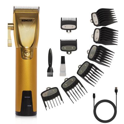 China Household KOMIJIA Professional Hair Clippers Full Metal Cordless Hair Trimmer For Men for sale