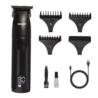 China Cordless Rechargeable Edgers Gap Zero Household Professional Hair Trimmer T-Blade Trimmer Clippers for sale