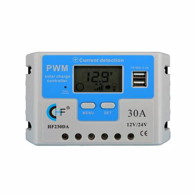 China Solar Charger Controller HF230D 12V/24V Solar Charge 30A PWM Controller for sale