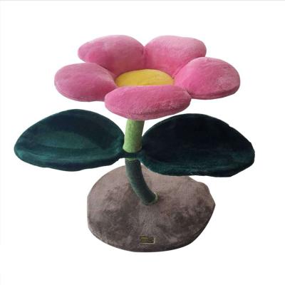 China Manufacturers Sustainable Hot Selling Integrated Flower Cat Tree for sale