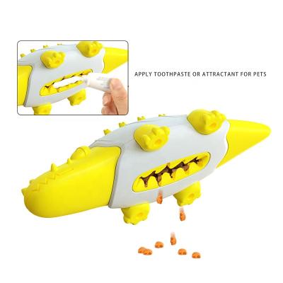 China Viable Crocodile Dog Interactive Molar Chewing Toy For Pets Cleaning Teeth for sale