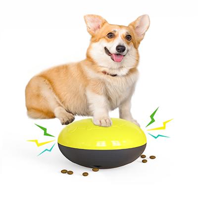 China Hot Sale Durable Cute Squeaky Pet Food Permeable Feeder Toy Ball for sale