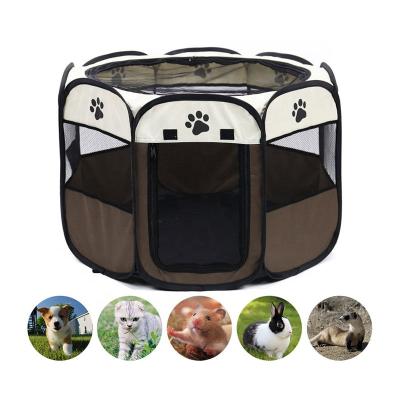 China Small Travel Tent Folding Wholesaler Oxford Cloth Pet Delivery Room For Kennel for sale