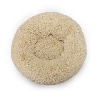 China Stocked Donut Cuddler Soft Calming Soft Luxury Pet Bed Large Large For Cats for sale